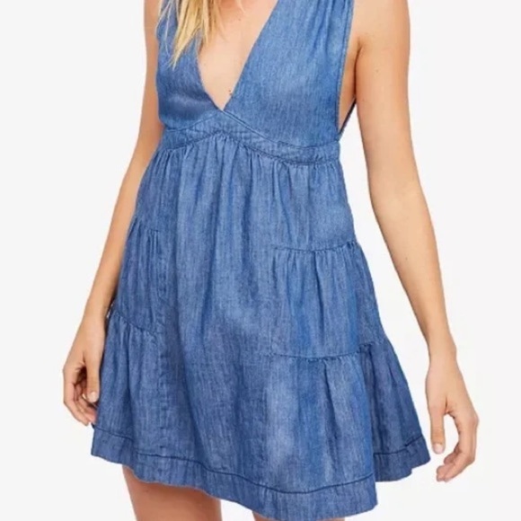 Free People Dresses & Skirts - Free People Denim Dress